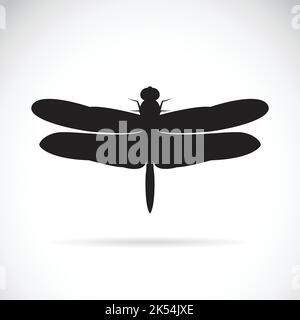 Vector of dragonfly design on white background. Easy editable layered vector illustration. Wild Animals. Stock Vector
