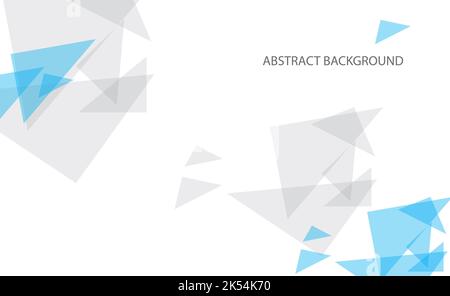 Polygon cyan and gray Abstract background Royalty Free Vector Stock Photo