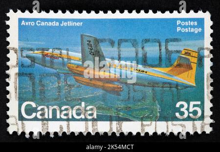 Canadian postage stamp Stock Photo