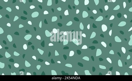 Terrazzo background blue and green abstract simple vector Stock Vector