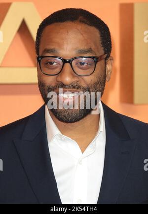 Oct 03, 2022 - London, England, UK - Chiwetel Ejiofor attending The Woman King UK film premiere, Odeon Luxe Leicester Square Stock Photo