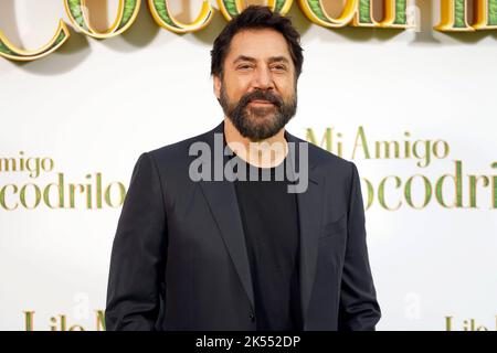 Madrid, Spain. 06th Oct, 2022. Javier Bardem at the presentation of the film Lilo Cocodrilo in Madrid, Thursday, October 06, 2022 Credit: CORDON PRESS/Alamy Live News Stock Photo
