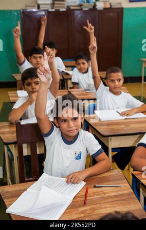 Colombia, Barranquilla The jezuit school where Gabriel Garcia Marquez went to secondary school. Stock Photo