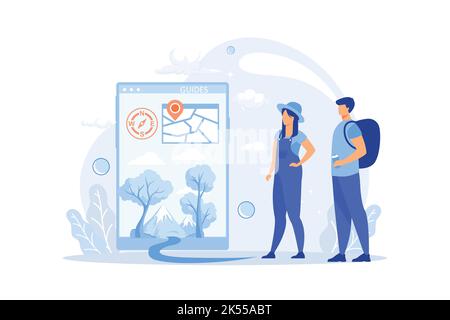 FAQ website support page, guides page. frequently asked questions or questions and answers, client or customer support, product and service informatio Stock Vector