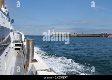 Irago, Aichi, Japan, 2022/24/09 - cape Irago, is the terminal point of land at the west end of Atsumi Peninsula in southern Aichi Prefecture, Japan. T Stock Photo