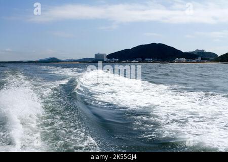 Irago, Aichi, Japan, 2022/24/09 - cape Irago, is the terminal point of land at the west end of Atsumi Peninsula in southern Aichi Prefecture, Japan. T Stock Photo