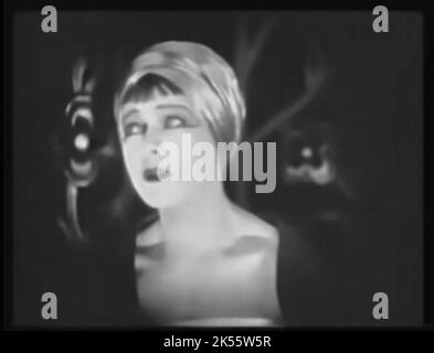 Vintage scrren from the movie Salome from 1923 Stock Photo