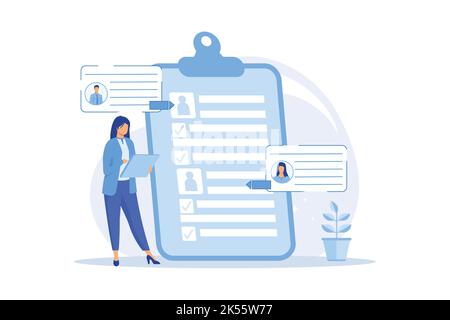 Vision and scope document Vision statement, scope document, main plan, project management, software business analysis, idea and goal flat design moder Stock Vector