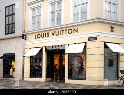 Copenhagen, Denmark - 12 Dec 2020: The Logo of the Louis Vuitton in  Copenhagen Stock Photo - Alamy