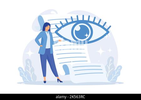Internal company policy. Business mission, decision making principles, declared values. Enterprise development strategy and objectives. Vector illustr Stock Vector