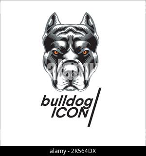 bulldog / exclusive logo designs inspiration Stock Vector