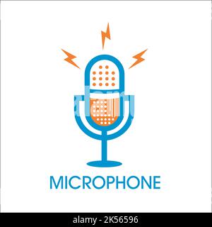 microphone / exclusive logo designs inspiration Stock Vector