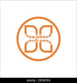 icon flowers / exclusive logo design inspiration Stock Vector