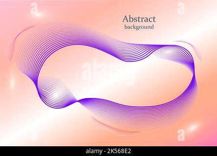 Abstract dynamic background. Multicolored diagonal lines. Stock Vector