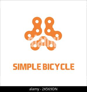 simple bicycle logo exclusive design inspiration Stock Vector