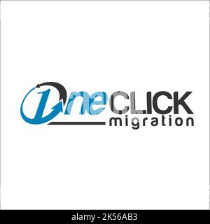 one connect exclusive logo design inspiration Stock Vector