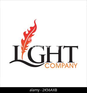 light exclusive logo design inspiration Stock Vector