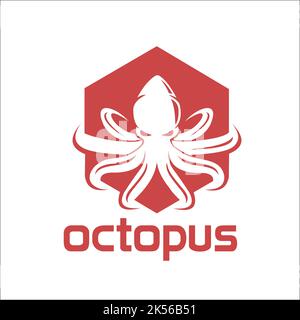 OCTOPUS exclusive logo design inspiration Stock Vector