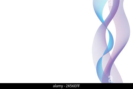 Abstract vertical wavy stripes on white background isolated. Vector illustration EPS 10. Colourful waves with lines Stock Vector