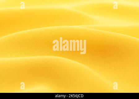 Background from yellow fabric. Material silk, satin, yellow chintz with wavesBackground from yellow fabric. Material silk, satin, yellow chintz with w Stock Photo
