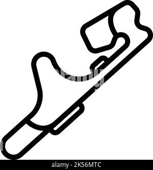 Miami International Autodrome Track Map for Poster Wall Art Stock ...