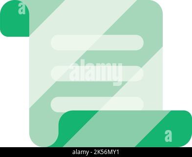 document file glassmorphism style icon Stock Vector