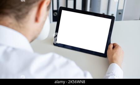 distance education computer mockup online Stock Photo