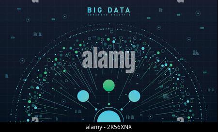 Big data analytic Stock Vector