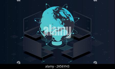 Internet network concept Stock Vector