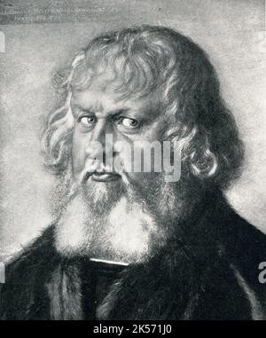 Portrait of Jerome Holzschuher by Durer Stock Photo