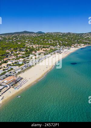 La Nartelle beach - Sainte Maxime - French Riviera - France Stock Photo ...