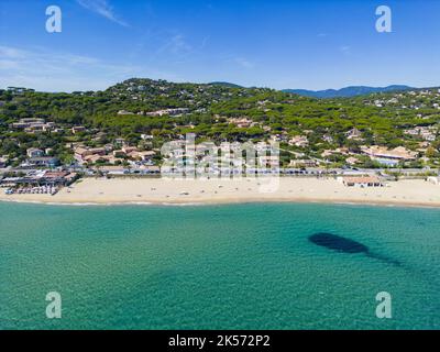 Sainte Maxime Sand Turquoise Beach And Sailboats View, Cote D Azur In 