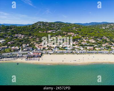 La Nartelle beach - Sainte Maxime - French Riviera - France Stock Photo ...