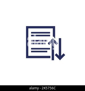 case priority icon on white Stock Vector
