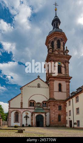 St. Mary‘s Church in the historic centre of Gengenbach, Kinzig Valley, Ortenau. Baden Wuerttemberg, Germany, Europe Stock Photo