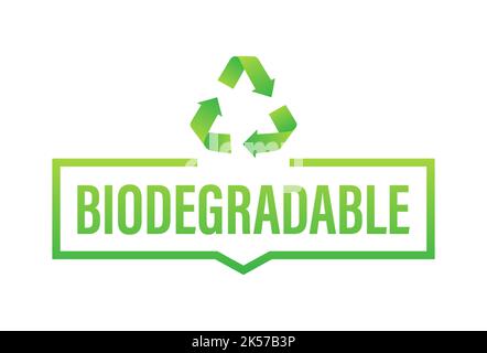 Biodegradable Recyclable Vector Icon 100 Percent Stock Vector (Royalty  Free) 1440205850 | Shutterstock