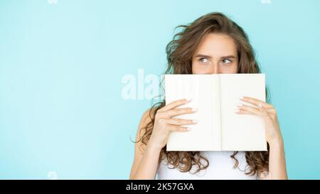 romantic novel curious woman interesting story Stock Photo
