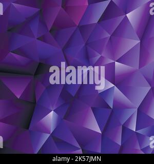 Polygonal rainbow mosaic background. Abstract low poly vector illustration. Triangular pattern, copy space. Template geometric business design with Stock Vector