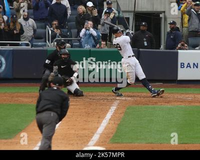 October 2, 2022 Aaron Judge During Last Regular Season Baseball Game At ...