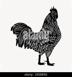 vintage rooster clipart image