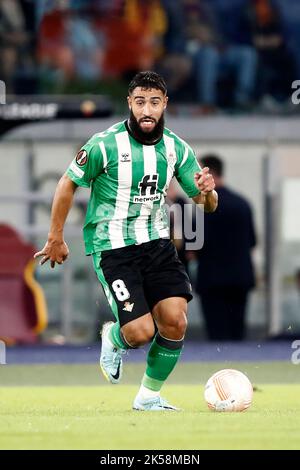 Rome, Italy. 06th Oct, 2022. Rome, Italy, October 6, 2022. Nabil Fekir, of Real Betis, in action during the Europa League Group C football match between Roma and Real Betis at the Olympic stadium. Credit: Riccardo De Luca - Update Images/Alamy Live News Stock Photo