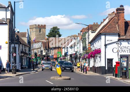 Maldon High Street, Maldon, Essex, England, United Kingdom Stock Photo