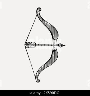 Bow and arrow vector illustration Stock Vector Image & Art - Alamy