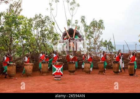 At Gishora Drum sanctuary in Kibera National Park, Gitega, Burundi Stock Photo