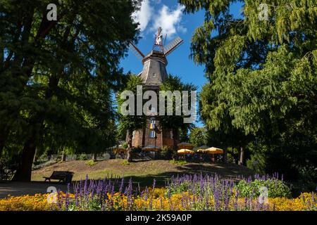 11.09.2022, Germany, Bremen, Bremen - The historic coffee mill in the ramparts in the city center. 00A220911D019CAROEX.JPG [MODEL RELEASE: NOT APPLICA Stock Photo