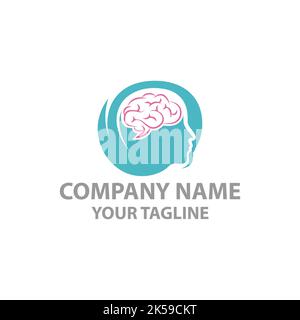 Brain logo / Neuron Nerve or Seaweed logo design inspiration.EPS 10 Stock Vector