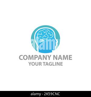 Brain logo / Neuron Nerve or Seaweed logo design inspiration.EPS 10 Stock Vector