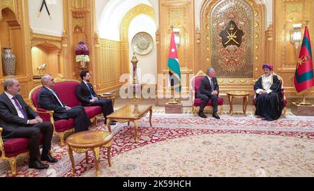 Jordan’s King Abdullah II (center) and Crown Prince Hussein bin ...