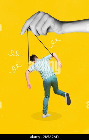 https://l450v.alamy.com/450v/2k5a7ad/vertical-collage-illustration-of-huge-human-arm-black-white-effect-hold-strings-miniature-puppet-guy-isolated-on-creative-yellow-background-2k5a7ad.jpg