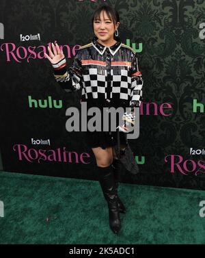 Los Angeles, USA. 06th Oct, 2022. Ashley Yi arrives at the 20th Century Studio's ROSALINE Premiere held at the El Capitan Theater in Hollywood, CA on Thursday, ?October 6, 2022. (Photo By Sthanlee B. Mirador/Sipa USA) Credit: Sipa USA/Alamy Live News Stock Photo